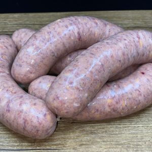 Bacon Cheeseburger Beef Sausage (GF)