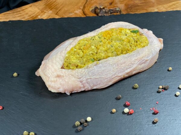 #417 Apricot Curry Stuffed Chicken Breast