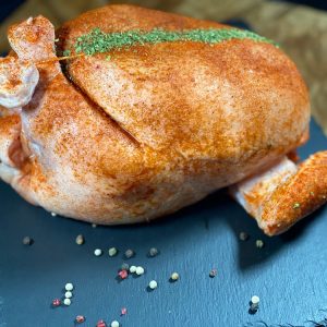 Red Pepper Jelly & Cheddar Stuffed Easy Carve Chicken